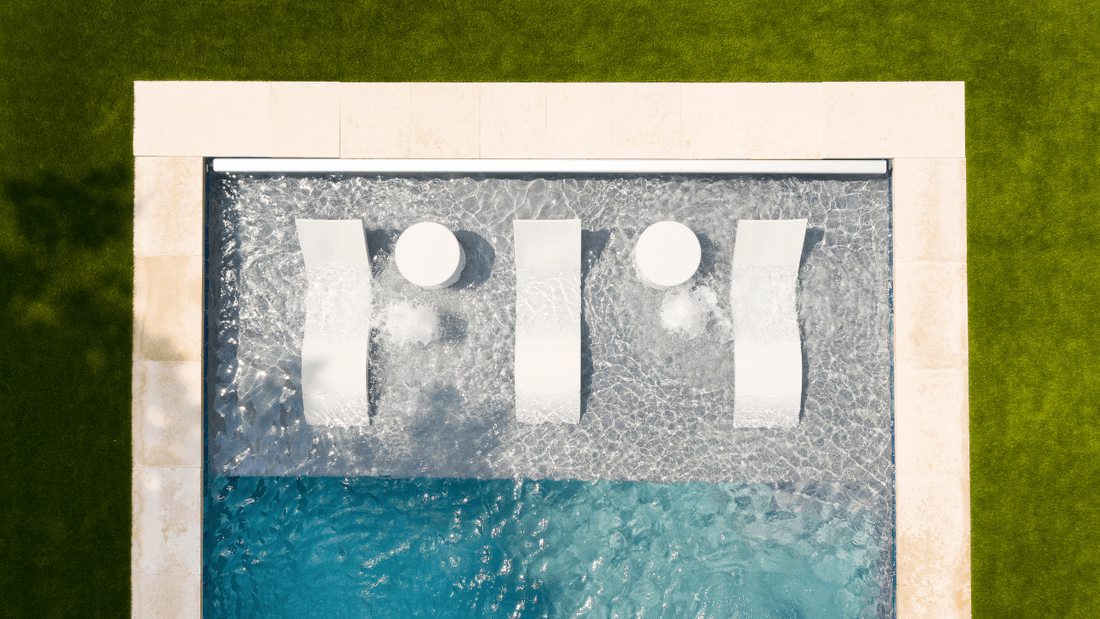 How to measure the depth of the water to choose the furniture for the interior of the pool?