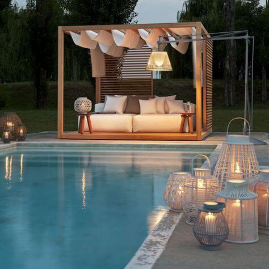 7 ideas to decorate around the pool
