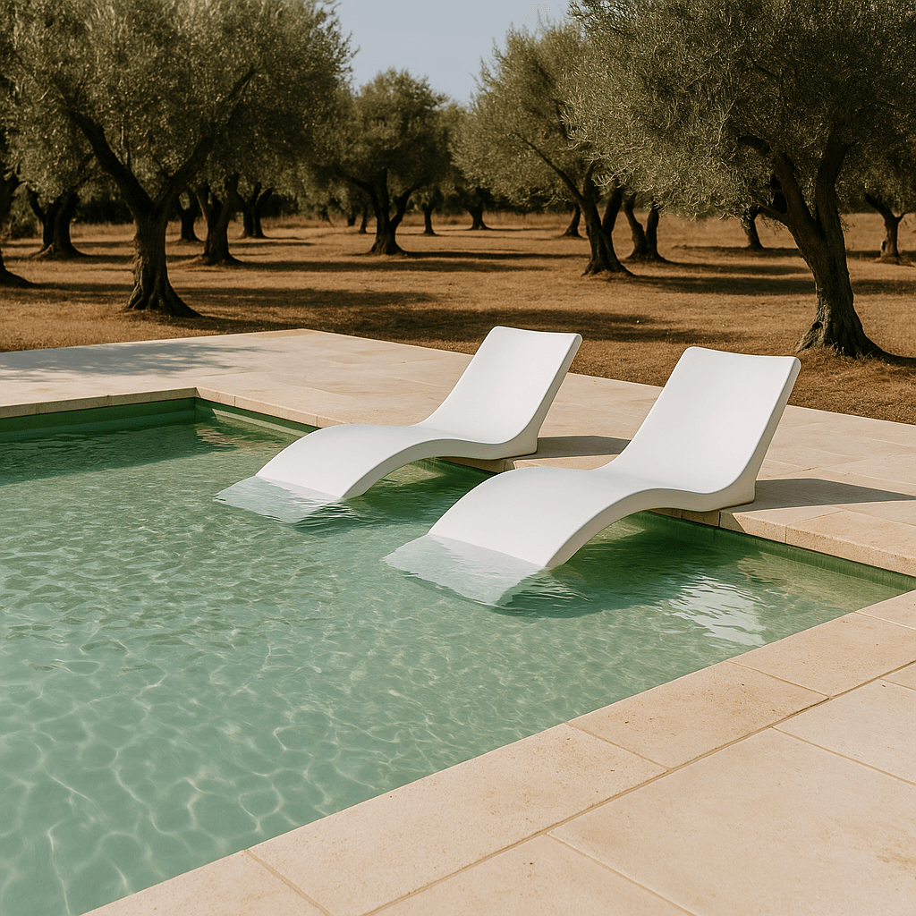 Colores de piscinas modernas: paletas y materiales para un diseño atemporal