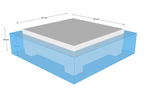 Square pool table