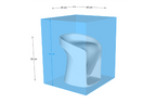 Lowbar in-pool barstool