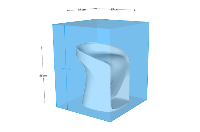 Lowbar in-pool barstool
