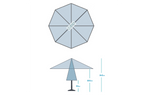 Round umbrella