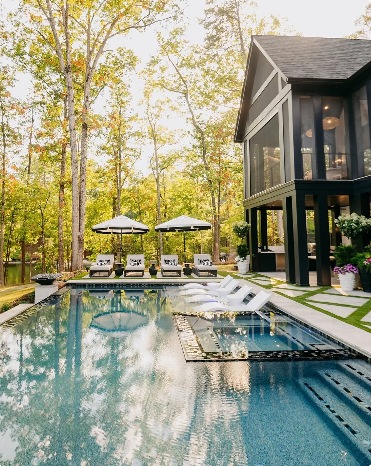 Premium Line in-pool loungers by Ledge Lounger
