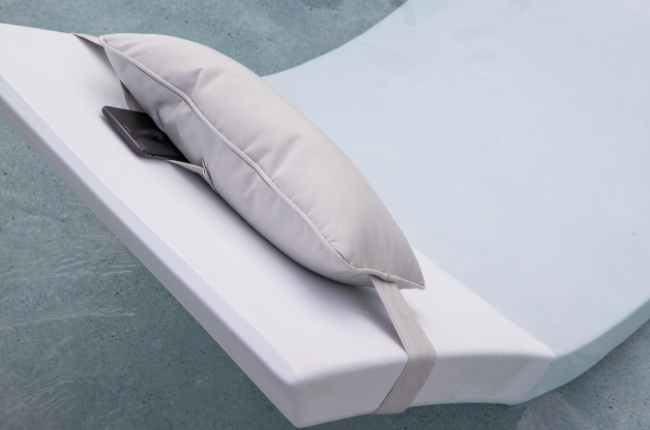 Chaise Pool Lounger Headrest Pillow