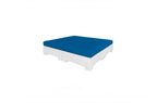 Square pool sunbed