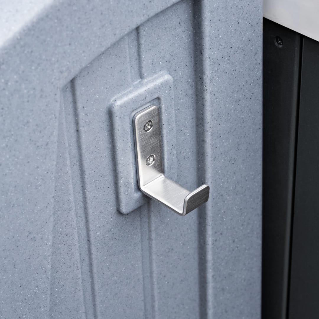Hot tub storage steps with handrails