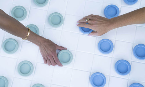 Three-in-a-row + draughts
