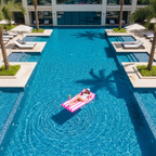 Floating pool bed