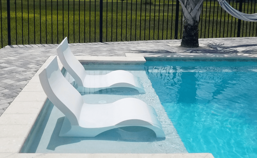 Mobiliario para piscinas prefabricadas