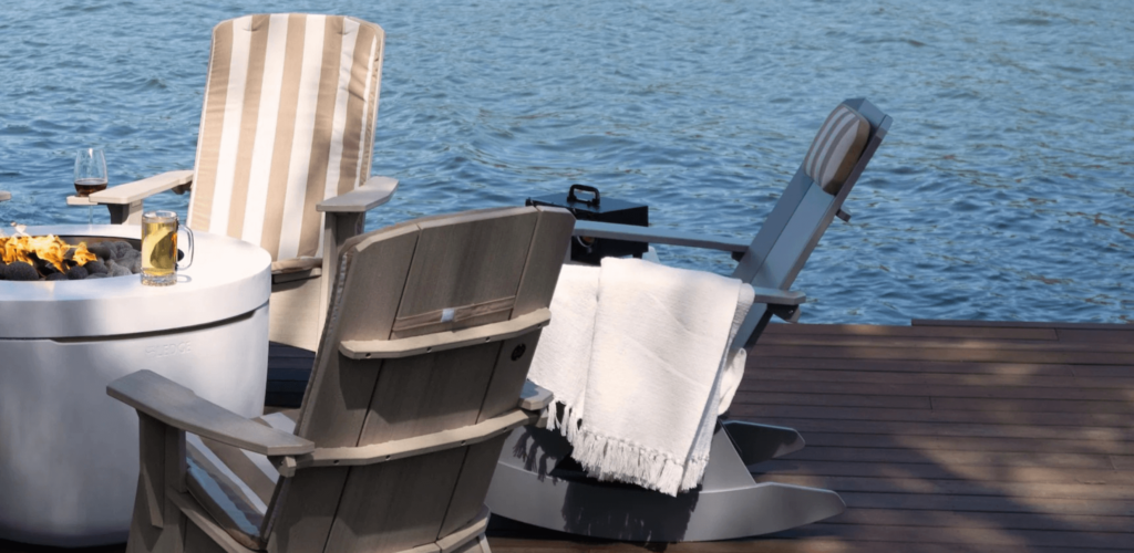 Muebles en resina para exteriores de Lux Loungers