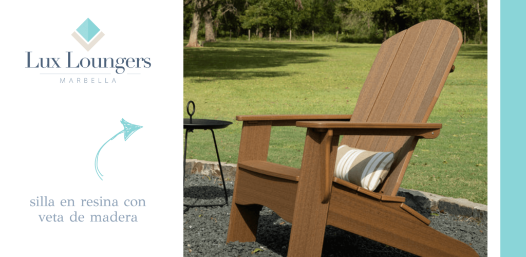 Alternativa a los muebles de exterior en madera